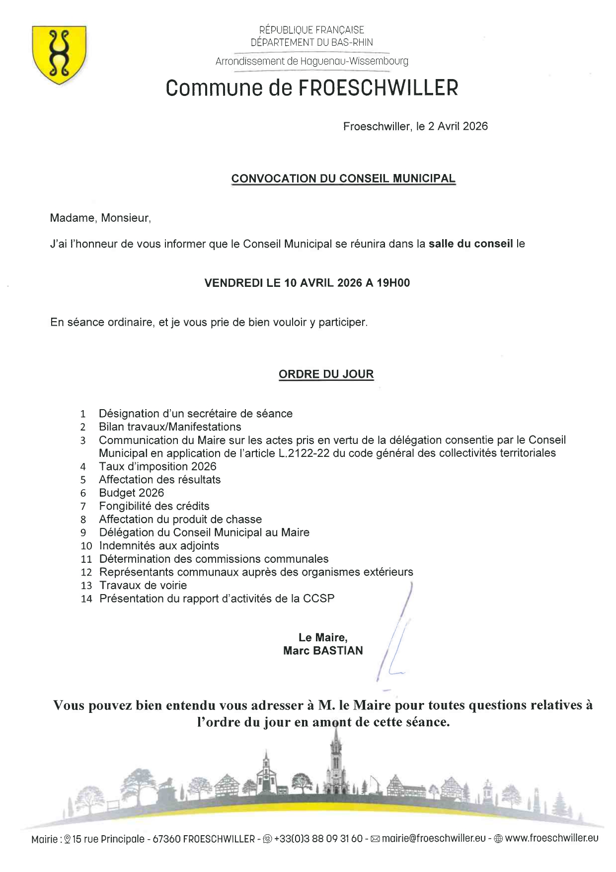 CONVOCATION CM 10 04 26 AFFICHAGE