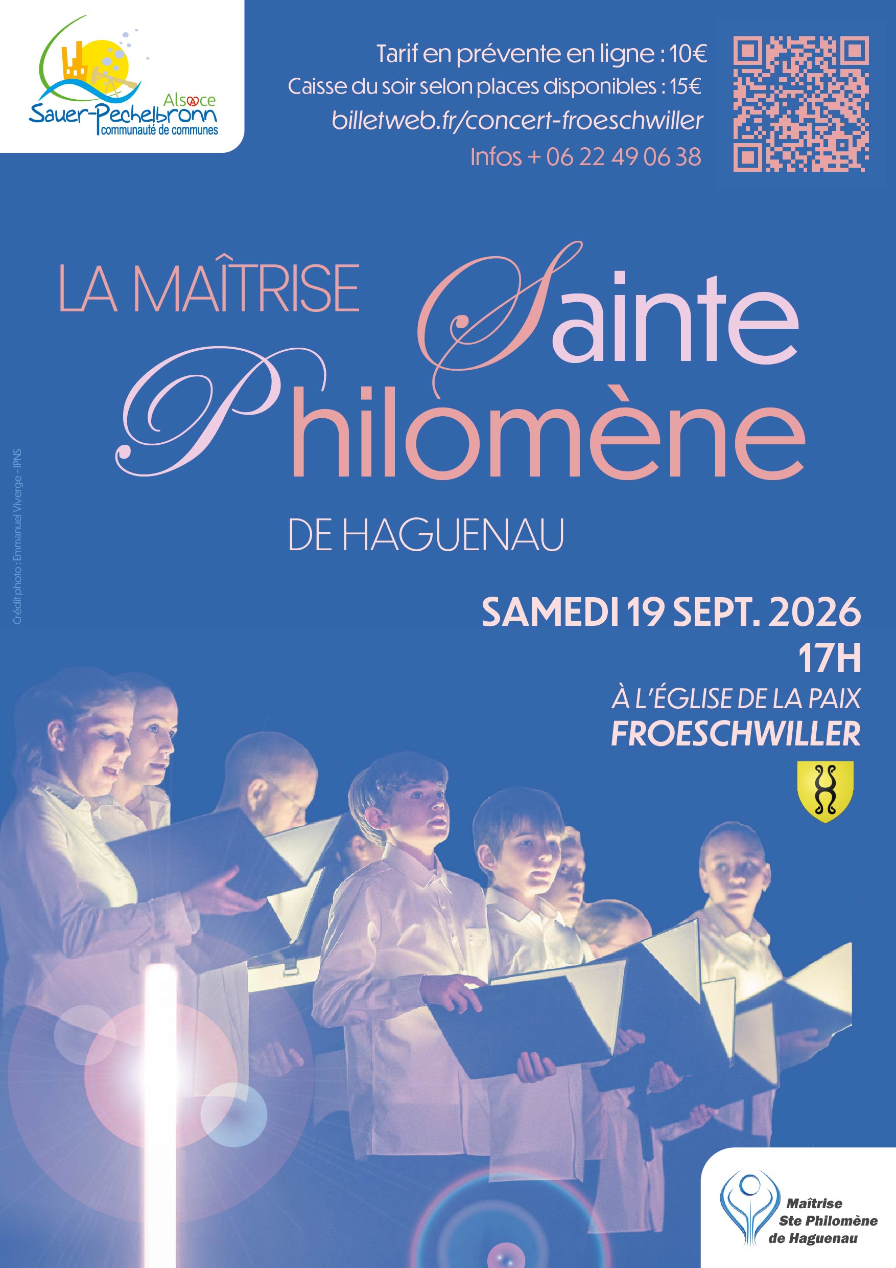 CONCERT DE LA MAITRISE STE PHILOMENE D'HAGUENAU